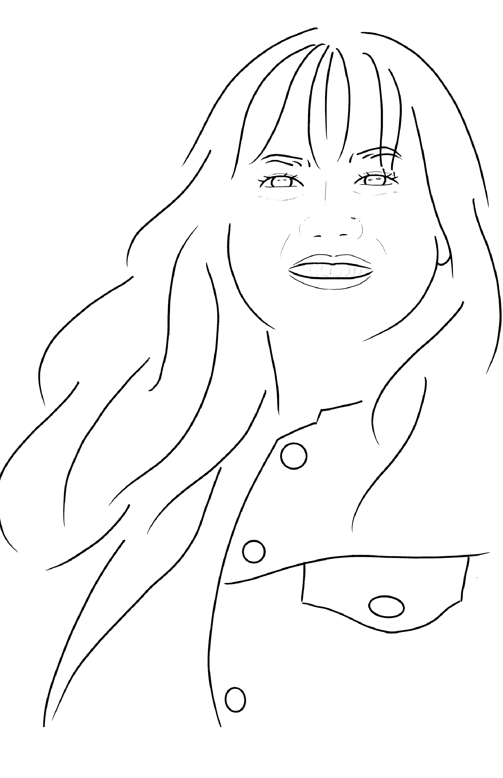 Portrait Line Art with 1 Person / Pet - Image 2