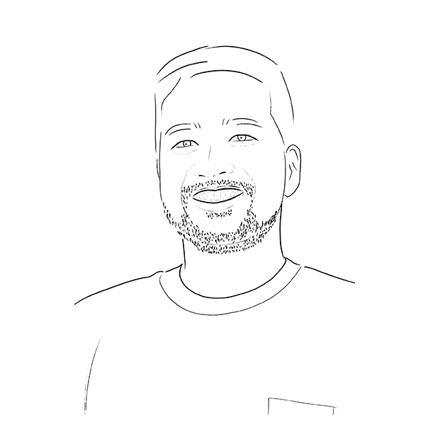 Portrait Line Art with 1 Person / Pet