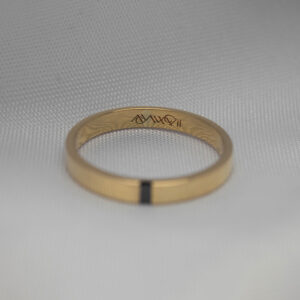 Classic Band with Engrave and Stone